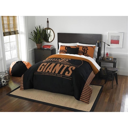 The North West Company The Northwest 1MLB849000026RET MLB 849 SF Giants Grand Slam Comforter Set; Full & Queen 1MLB849000026EDC